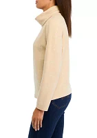 Women's Long Sleeve Cowl Neck Top