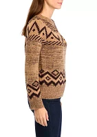 Women's Fair Isle Printed Sweater