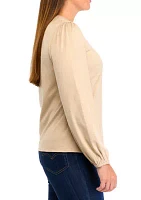 Women's Micro Suede Button Down Cardigan