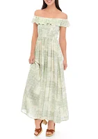 Women's Off the Shoulder Aubriella Maxi Dress