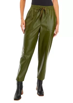 Women's Vegan Leather Pants