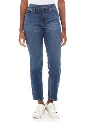 Women's High Rise Straight Jeans