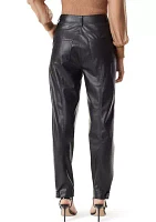 Simona Polyurethane Tapered Pants