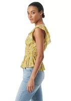 Women's Nyra Smocked Waist Blouse