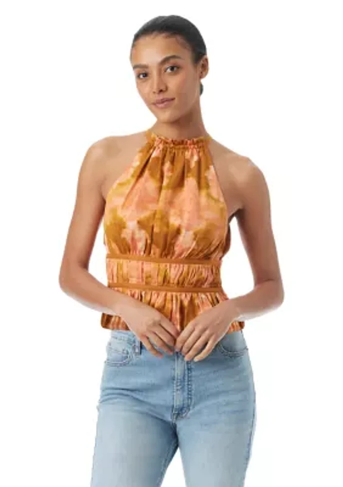 Women's Felicia Woven Halter Neck Top