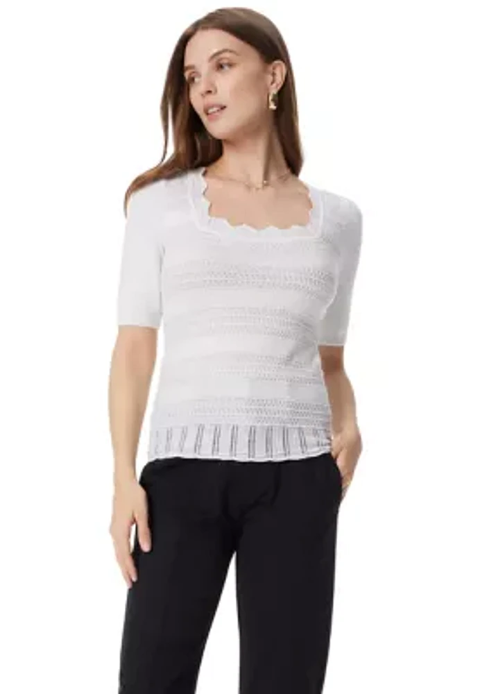 Women's Elbow Sleeve Averie Knit Top