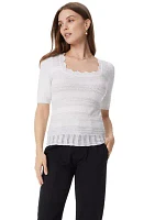 Women's Elbow Sleeve Averie Knit Top