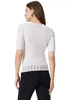 Women's Elbow Sleeve Averie Knit Top