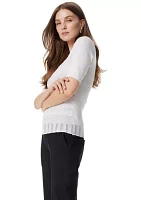 Women's Elbow Sleeve Averie Knit Top