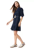 Women's Ferry Belted Tiered Mini Dress