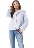 Dorey Oversized Button Down Top