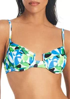 Jigsaw Petals Underwire Bra Swim Top