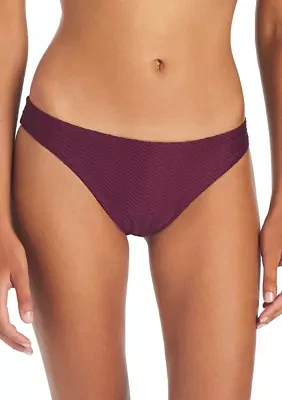 On the Water Textured Hipster Bottom