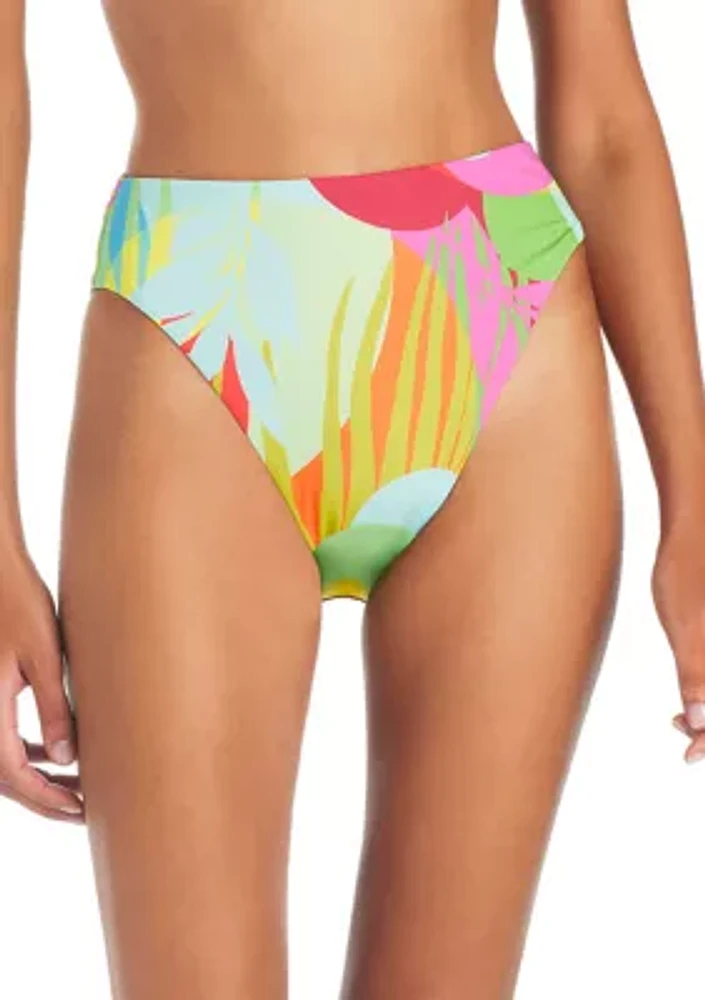 Palm Hottie High Rise Swim Bottoms