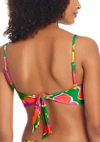 Super Bloom V-Wire Bandeau Swim Top