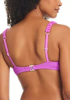 Sandbar Solid Underwire Bra Swim Top