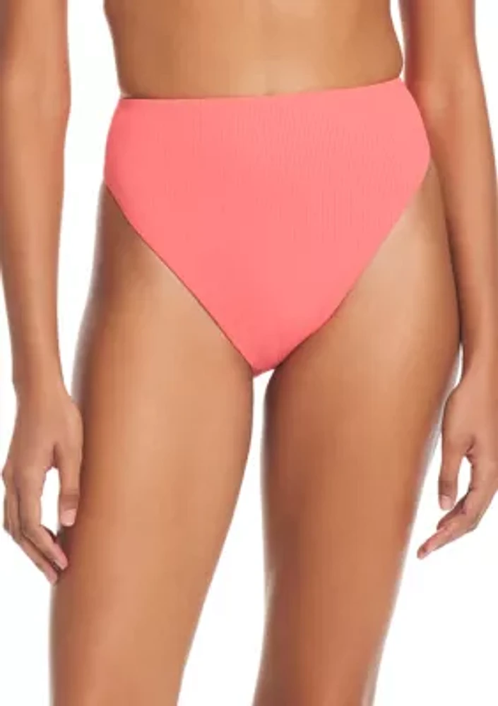 Sandbar Solids High Rise Swim Bottoms