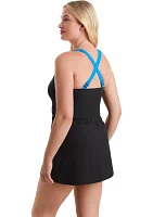 Skirted One Piece Runaround Swimdress