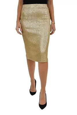 Sequin Pencil Skirt