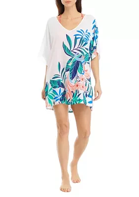 Floral Magic Tunic Swim Cover Up