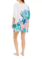 Floral Magic Tunic Swim Cover Up