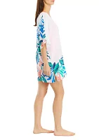 Floral Magic Tunic Swim Cover Up