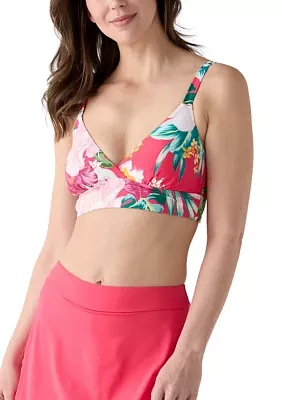 Morning Bloom Surplice Cecile Bikini Swim Top