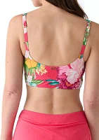 Morning Bloom Surplice Cecile Bikini Swim Top