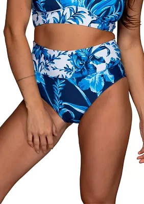 Botanical Bloom Convertible Hipster Swim Bottoms