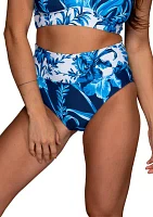 Botanical Bloom Convertible Hipster Swim Bottoms