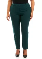 Plus Stretch Slim Ankle Pants