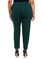 Plus Stretch Slim Ankle Pants