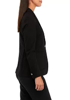 Women's Compression One Button Patch Pocket Jacket