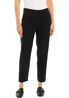 Petite Bi Stretch Slim Ankle Pants