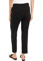 Petite Bi Stretch Slim Ankle Pants