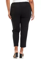 Plus Bi Stretch Slim Ankle Pants