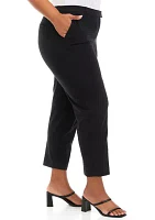 Plus Bi Stretch Slim Ankle Pants