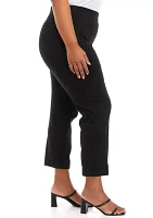 Plus Compression Slim Pants