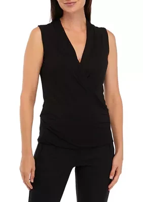 Women's Sleeveless Wrap Top