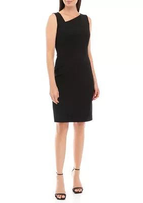 Petite Bi Stretch Sheath Dress