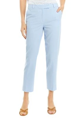 Women's Fly Front Extend Tab Slim Pants