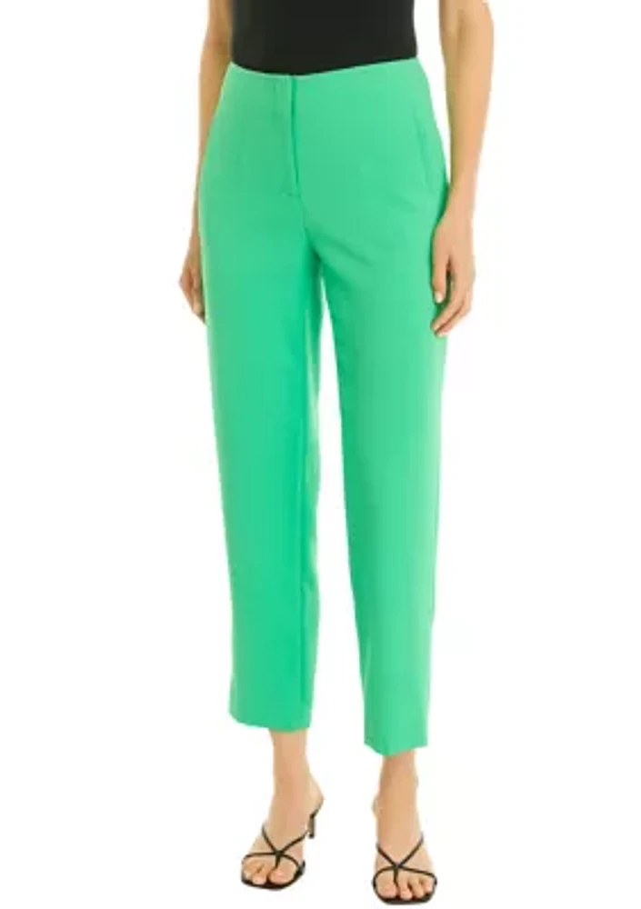 Women's Fly Front Hollywood Waist Slim Pants