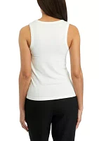 Women's Ribbed Knit Layering Tank Top