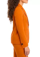 Women's Crepe One Button Suit Jacket