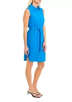 Women's Sleeveless Shirtdress