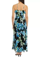 Women's Floral Print Maxi Dress