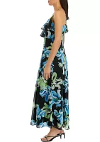 Women's Floral Print Maxi Dress