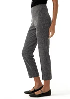 Women's Pull On Straight Leg Ponte Pants