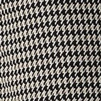 Petite Pull On Straight Ankle Houndstooth Ponte Pants