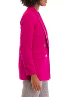 Women's Notch Collar Four Button Blazer